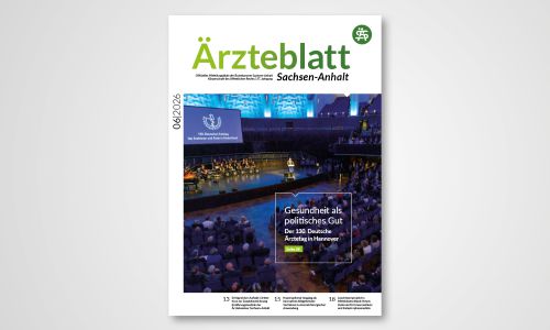Titelseite Ärzteblatt Sachsen-Anhalt Ausgabe 06/2026 