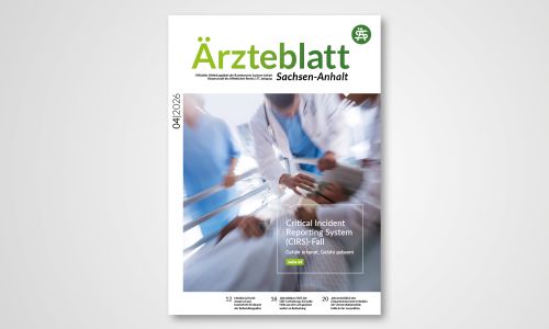 Titelseite Ärzteblatt Sachsen-Anhalt Ausgabe 04/2026 