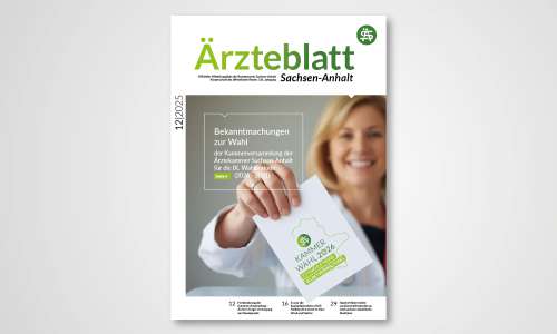 Titelblatt Ärzteblatt Sachsen-Anhalt 12/2025 
